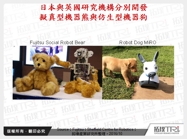 日本與英國研究機構分別開發擬真型機器熊與仿生型機器狗