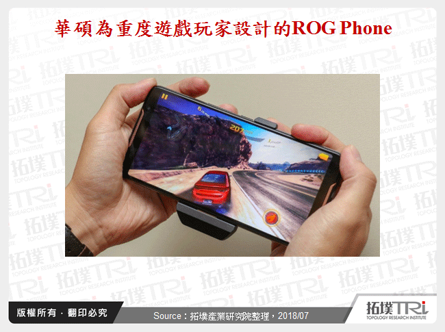 華碩為重度遊戲玩家設計的ROG Phone