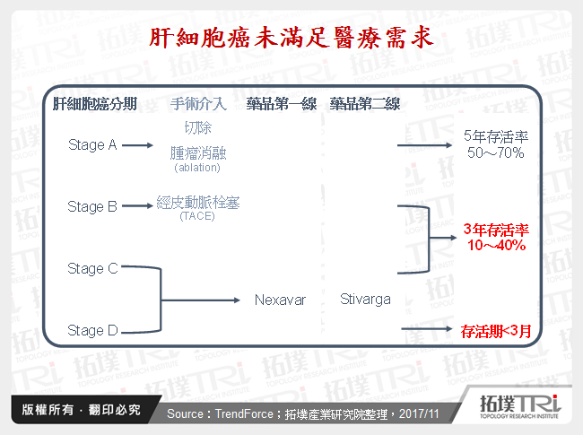 肝細胞癌未滿足醫療需求